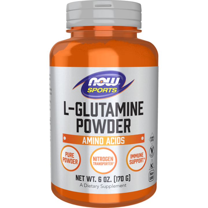 Polvo de L-glutamina de NOW Foods - 6 oz.