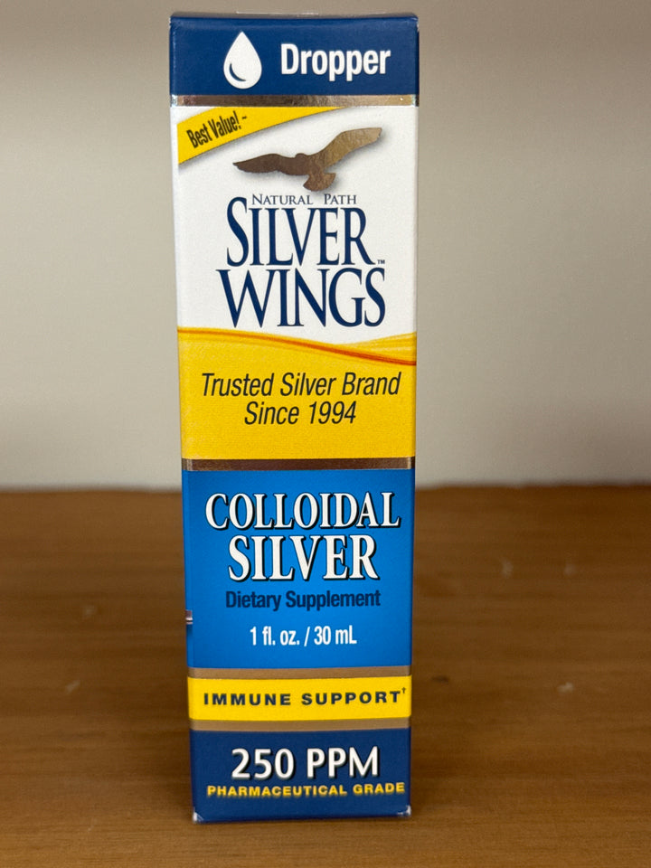 Natural Path / Silver Wings Colloidal Silver 250 ppm 1 oz.