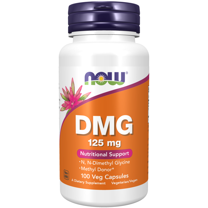 NOW Foods DMG 125 mg 100 cápsulas vegetales