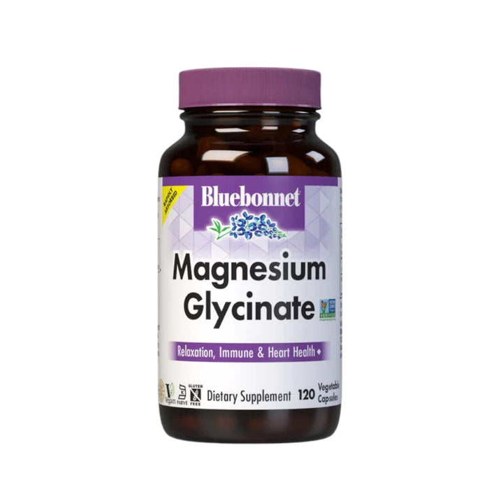 Bluebonnet Magnesium Glycinate 400 mg 120 vegetable capsules