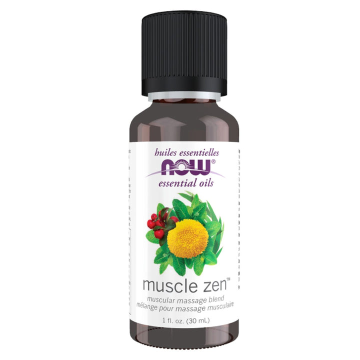 NOW Foods Muscle Zen Oil Blend 1oz. 100% pure