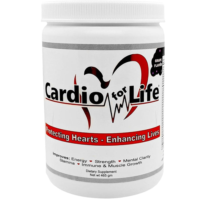 CardioForLife - 16 oz. Powder w/ AstraGin - Grape Flavor CardioForlife