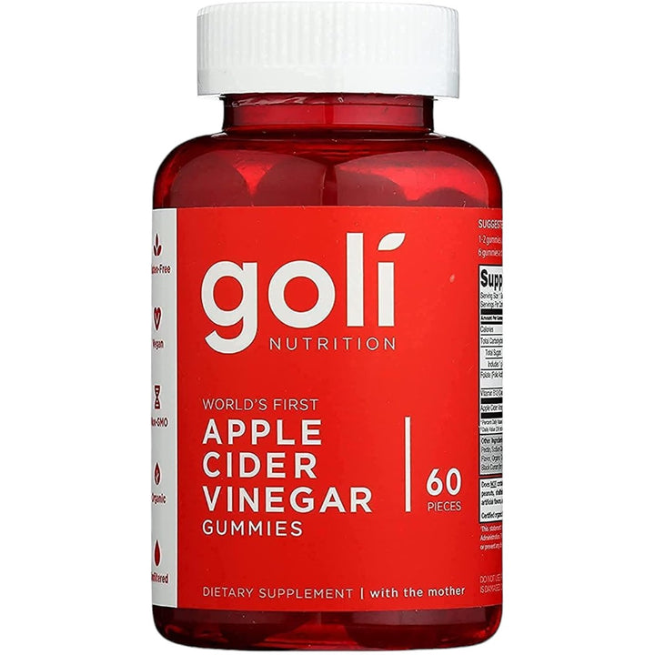 Goli Apple Cider Vinegar Gummies 60 Count