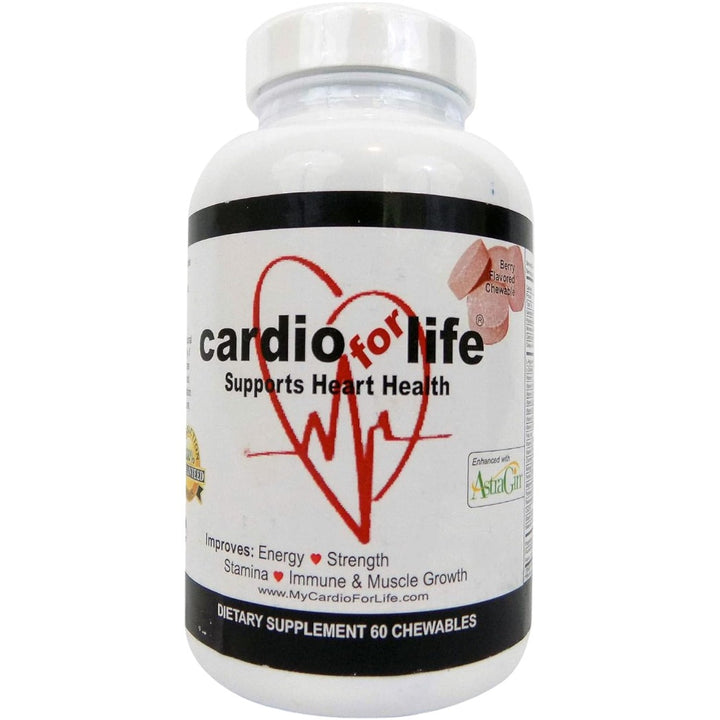 CardioForLife 60 Berry Chewable Tablets