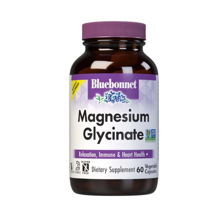 Bluebonnet Magnesium Glycinate 400 mg 60 vegetable capsules