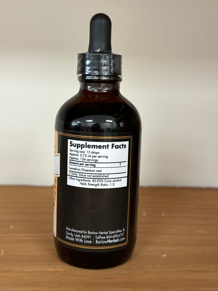 LDM-100 lomatium dissectum tincture 4 fluid oz LDM100