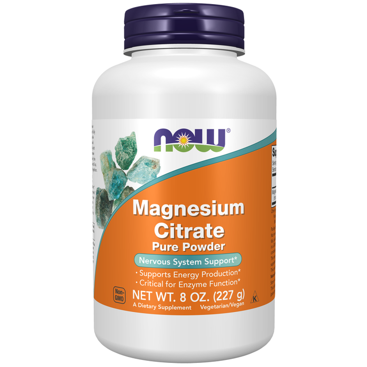 NOW Foods Magnesium Powder 8 oz. (Magnesium Citrate)