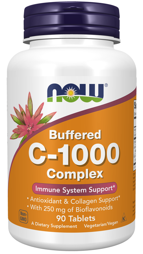 NOW Foods Vitamin C-1000 Complex, 90 Buffered Tablets