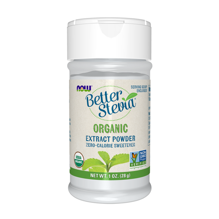 Extracto de stevia en polvo de NOW Foods - 1 oz.