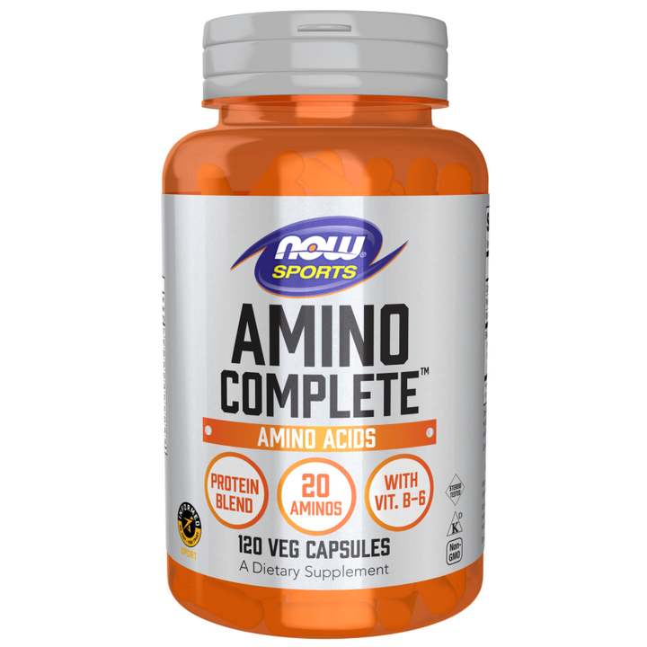 NOW Foods Amino Complete™ 120 cápsulas vegetales