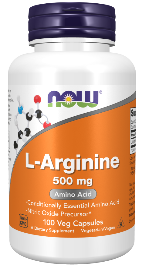 Now Foods L-Arginine 500 mg - 100 Caps