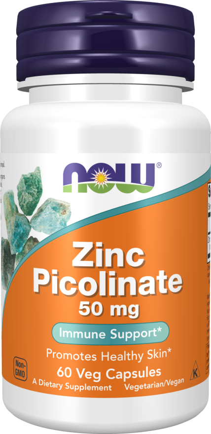 NOW Foods Zinc Picolinate 50 mg - 60 Caps