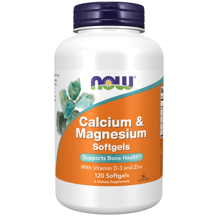 NOW Foods Calcium / Magnesium  + Vitamin D - 120 Softgels