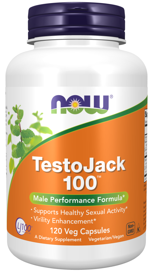 NOW Foods TestoJack 100™ 120 Veg Capsules