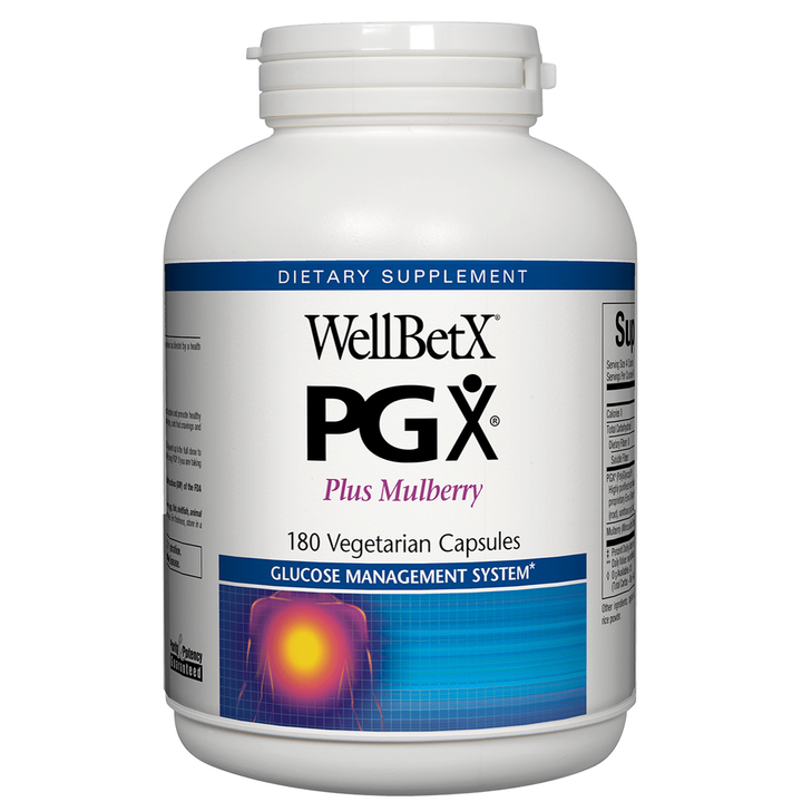 Natural Factors WellBetX PGX Plus Mulberry 180 cápsulas 