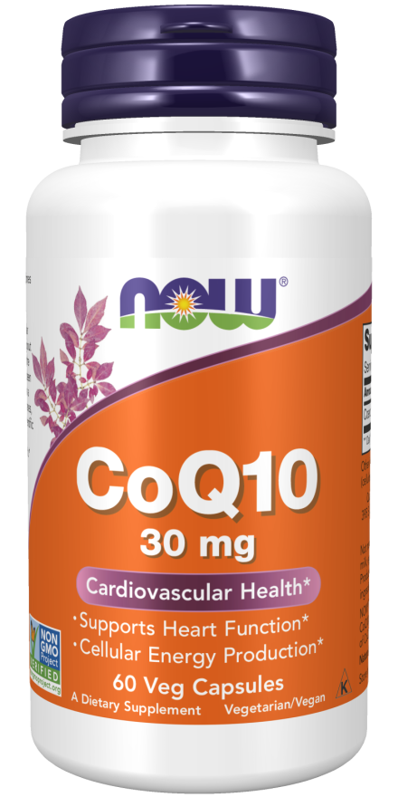 NOW Foods CoQ10 30 mg Vegetarian - 60 Vcaps