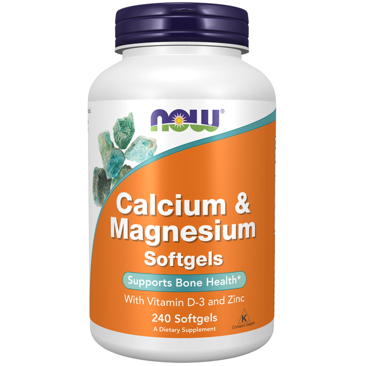 NOW Foods Calcium & Magnesium 240 Softgels