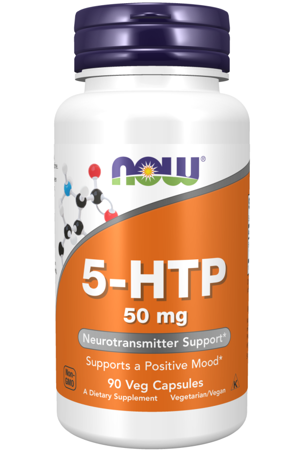 NOW Foods 5-HTP 50 mg 90 Veg Capsules