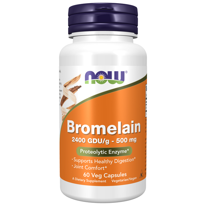 NOW Foods Bromelain 500 mg 60 Veg Capsules