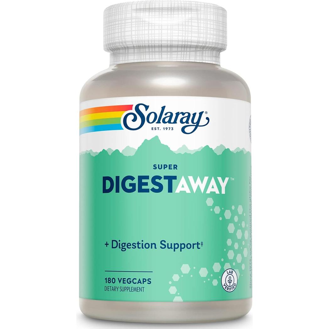 Solaray Super DigestAway - 180 capsules