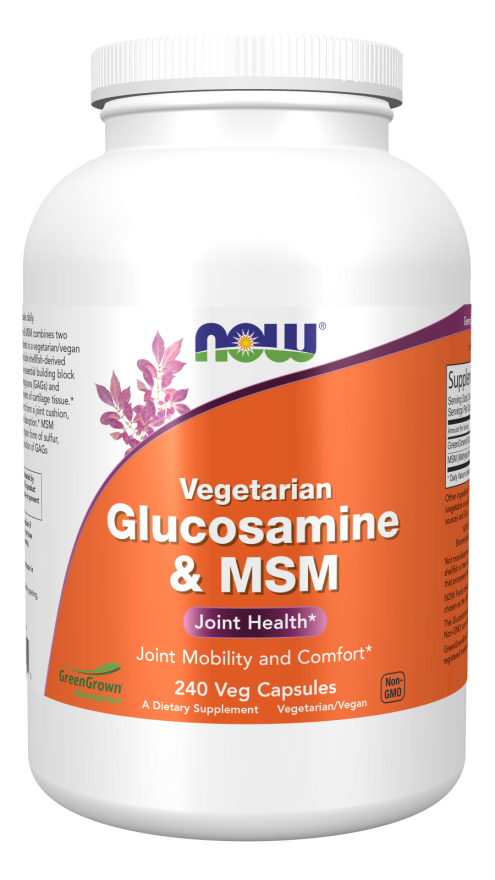 NOW Foods Vegetarian Glucosamine & MSM - 240 Vcaps