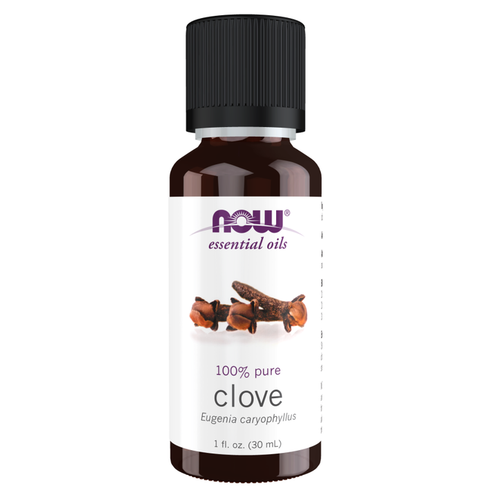 Aceite esencial de clavo de olor de Now Foods, 1 oz.