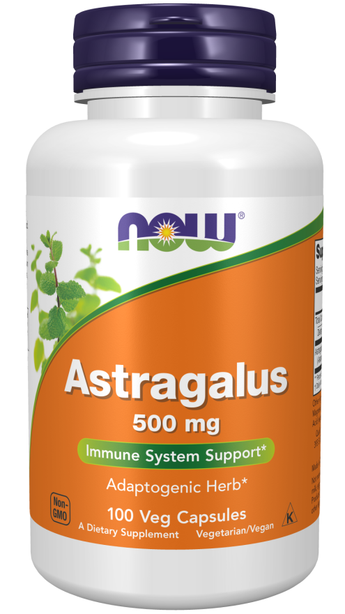 Now Foods Astragalus 500 mg Veg Capsules