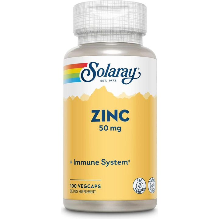 Zinc de Solaray 50 mg - 100 cápsulas