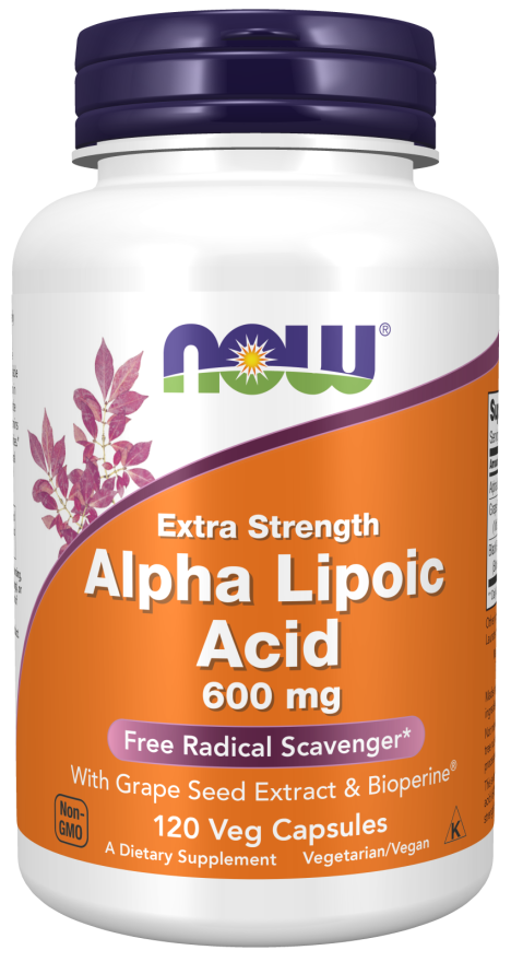 Now Foods Alpha Lipoic Acid 600 mg - 120 Vcaps®