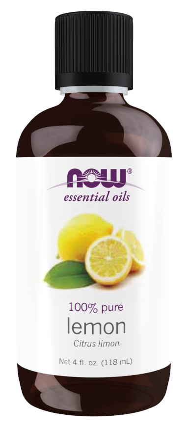 NOW Foods Lemon Essential Oil  4oz  100% Pure