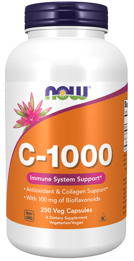 NOW Foods Vitamin C w/ Bioflavonids - 1000 MG    250 Capsules