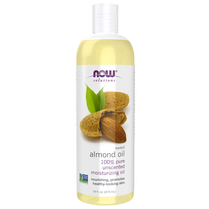 Aceite de almendras NOW 16oz 100% puro