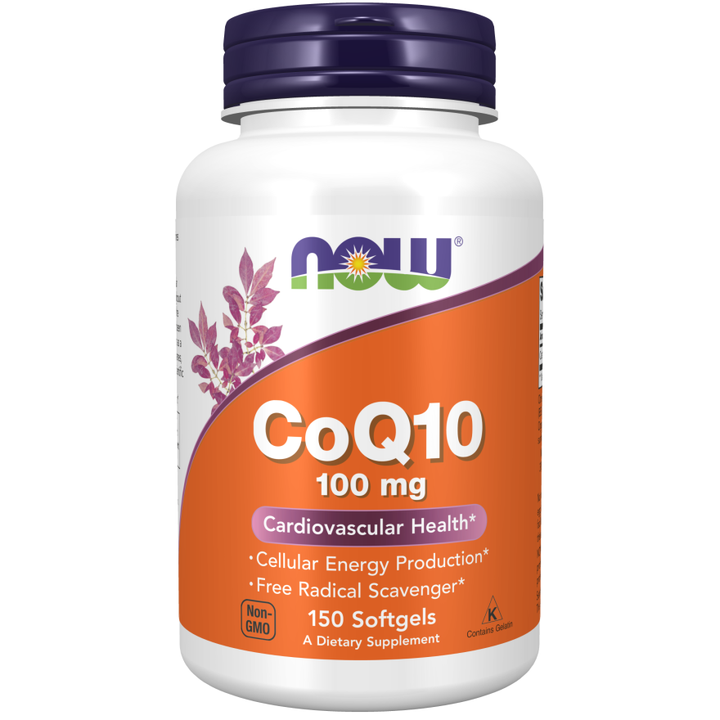 CoQ10 de NOW Foods, 100 mg, 150 cápsulas blandas