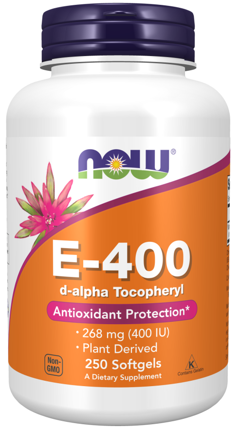 Now Foods Vitamin E 400 IU 250 Softgels