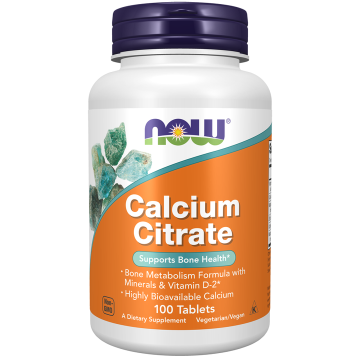 NOW Foods Calcium Citrate - 100 Tabs