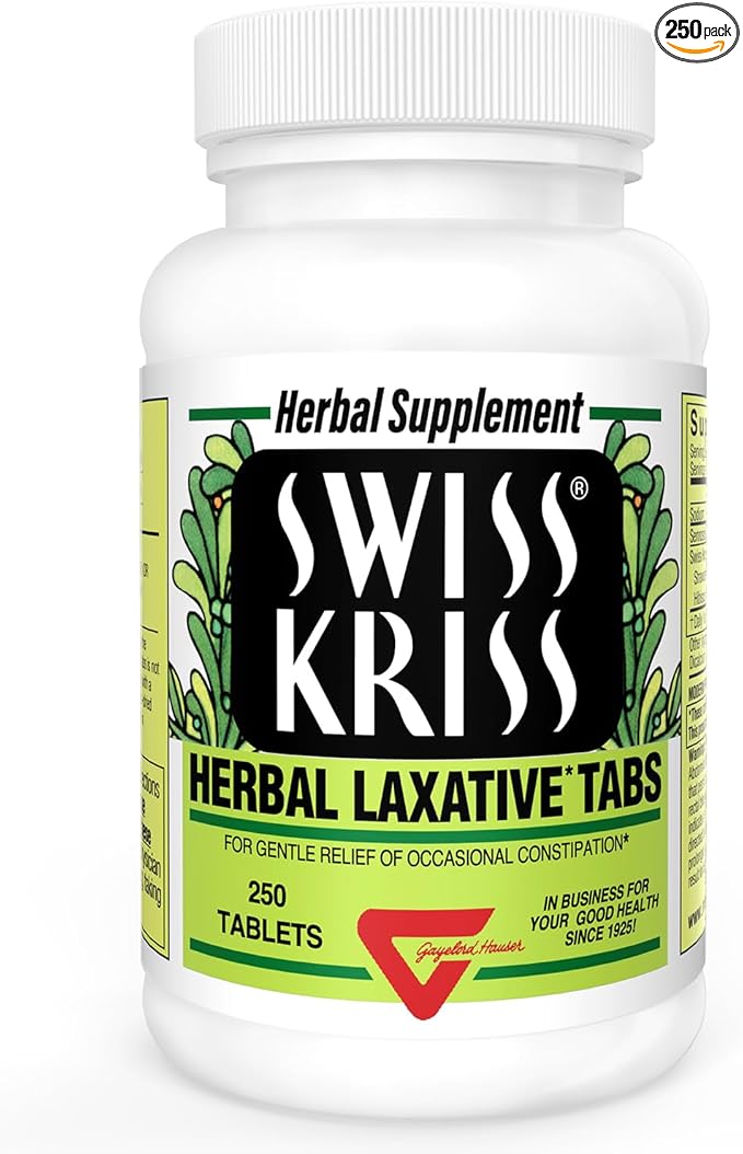 Natural Swiss Kriss Herbal Laxative 250 Tablets