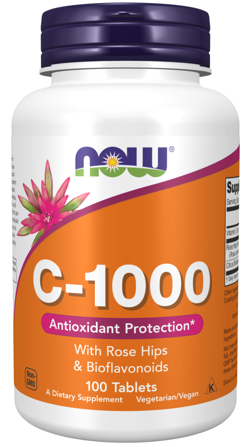 NOW Foods Vitamin C-1000 100 Tablets