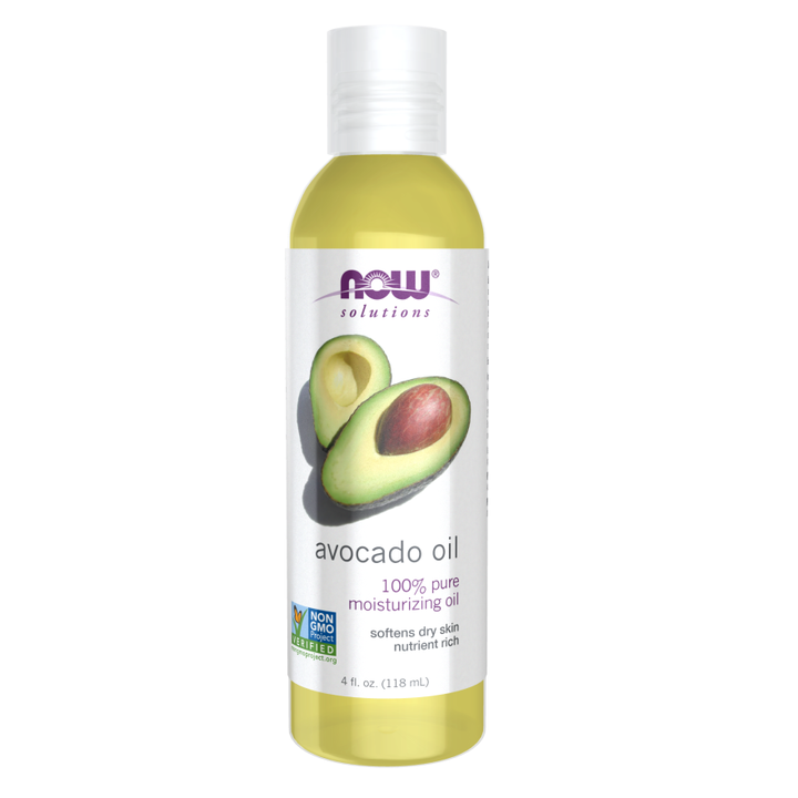 Aceite de aguacate de Now Foods, 4 oz. Aceite humectante 100 % puro