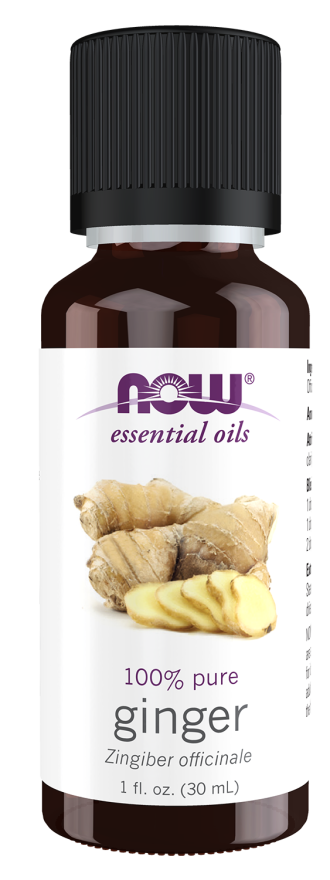 NOW Foods Ginger Essential Oil  1oz  100% Pure