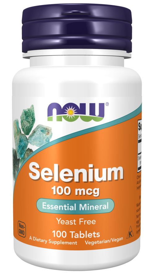 NOW Foods Selenium 100 mcg 100 Tablets