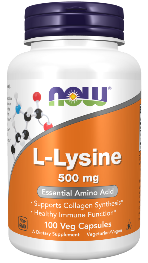 NOW Foods L-Lysine 500 mg - 100 Caps