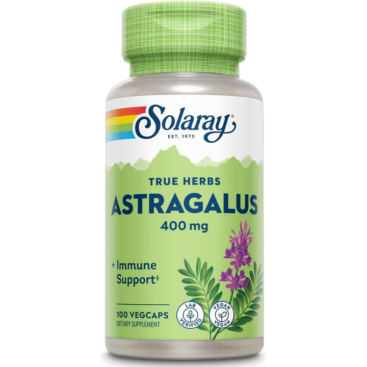 Astrágalo de Solaray - 100 cápsulas de 400 mg