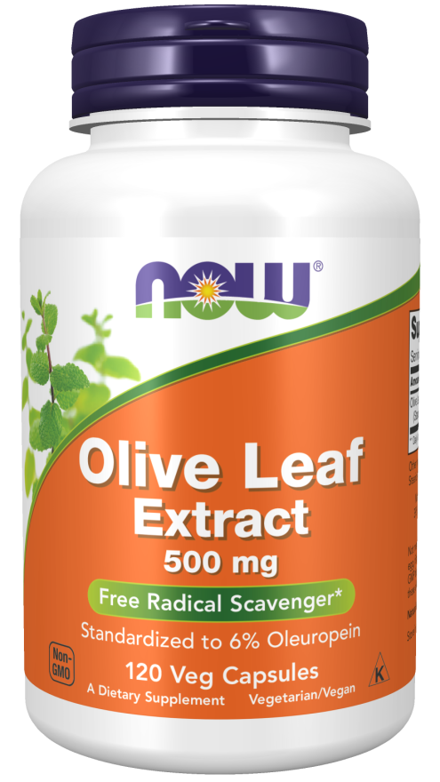 Now Foods Olive Leaf Extract 500 mg Vegetarian - 120 Vcaps®