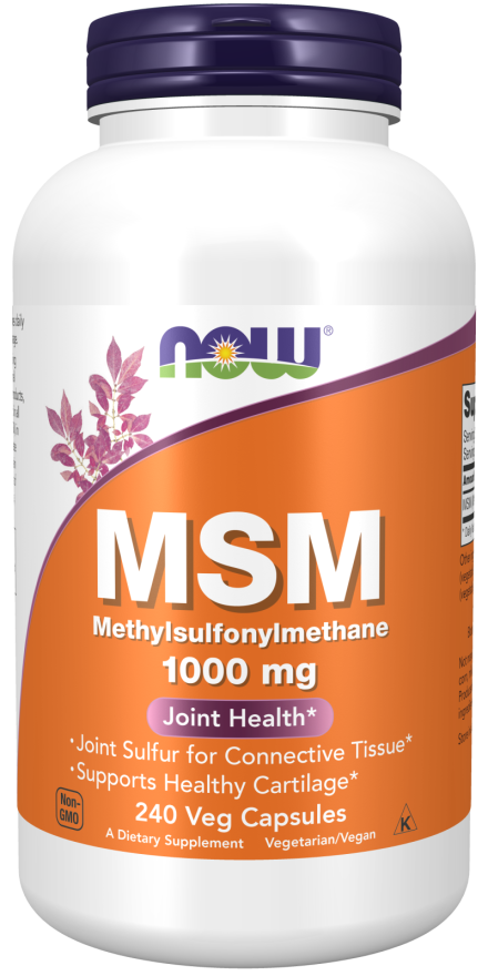 NOW Foods MSM 240 Capsules 1000mg