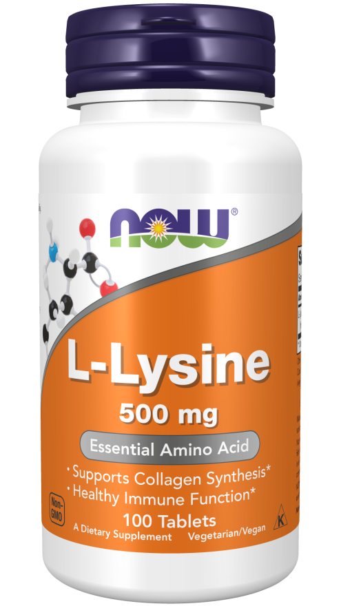 Now Foods L-Lysine 500 mg 100 Tabs