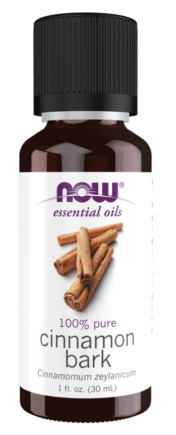 NOW Foods Cinnamon Bark Essential Oil  1oz  100% Pure