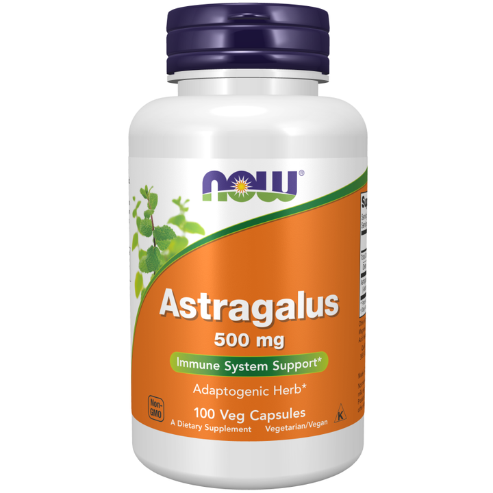 Cápsulas vegetales de astrágalo de 500 mg de Now Foods