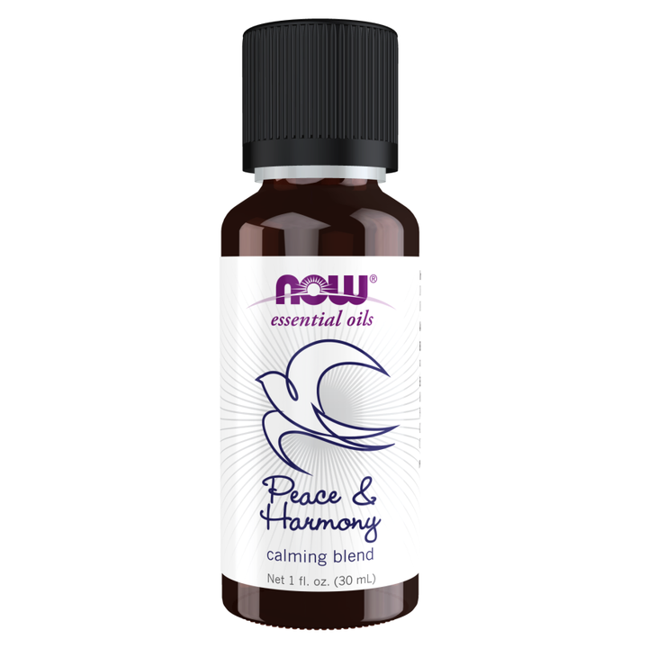 Mezcla de aceites Peace &amp; Harmony de Now Foods: aceite 100 % puro de 1 onza líquida