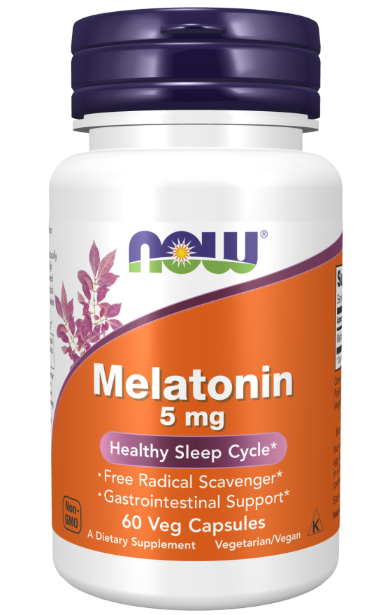 Now Foods Melatonin 5 mg - 60 Vcaps®