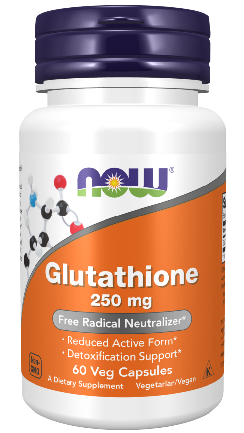 NOW Foods L-Glutathione 250 mg 60 Capsules